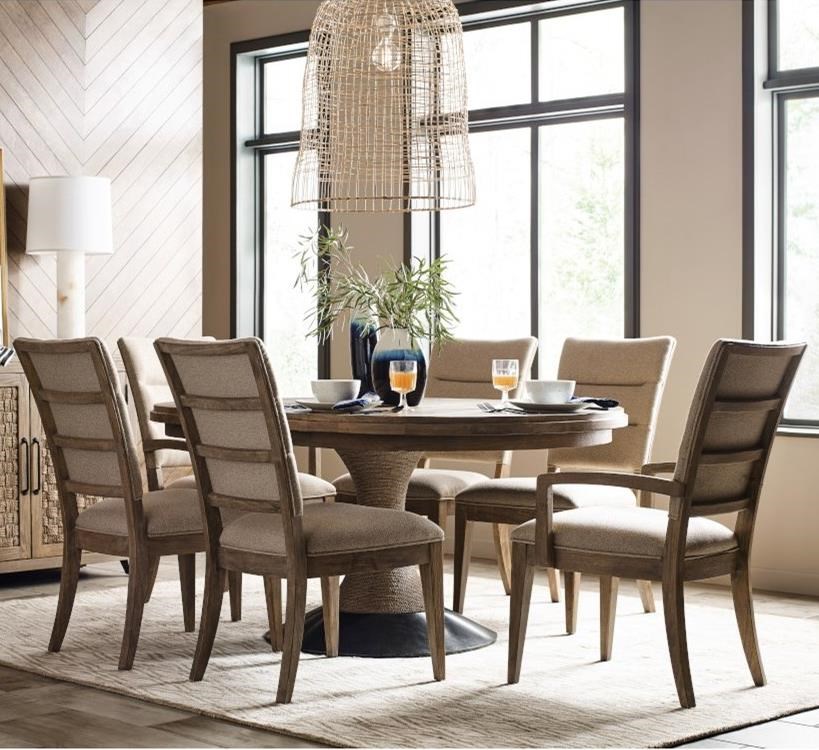 Kincaid Furniture Modern 944701P+2X623+4X622 7Piece Dining Set